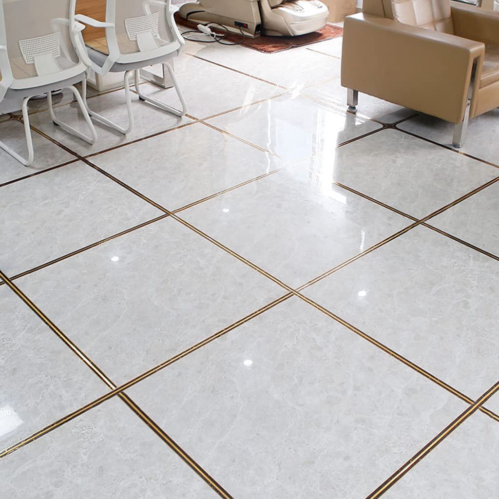 HASTHIP 5M Black Golden Floor Tiles Stickers, Waterproof Tile Gap Tape, PVC Self Adhesive Tape Ceramic Tile Gap Tape for Detailing Walls, Floor Tile Gap, Cabinetry (2.5CM Width *5M Long) HASTHIP 5M Black Golden Floor Tiles Stickers, Waterproof Tile Gap Tape, PVC Self Adhesive Tape Ceramic Tile Gap Tape for Detailing Walls, Floor Tile Gap, Cabinetry (2.5CM Width *5M Long)